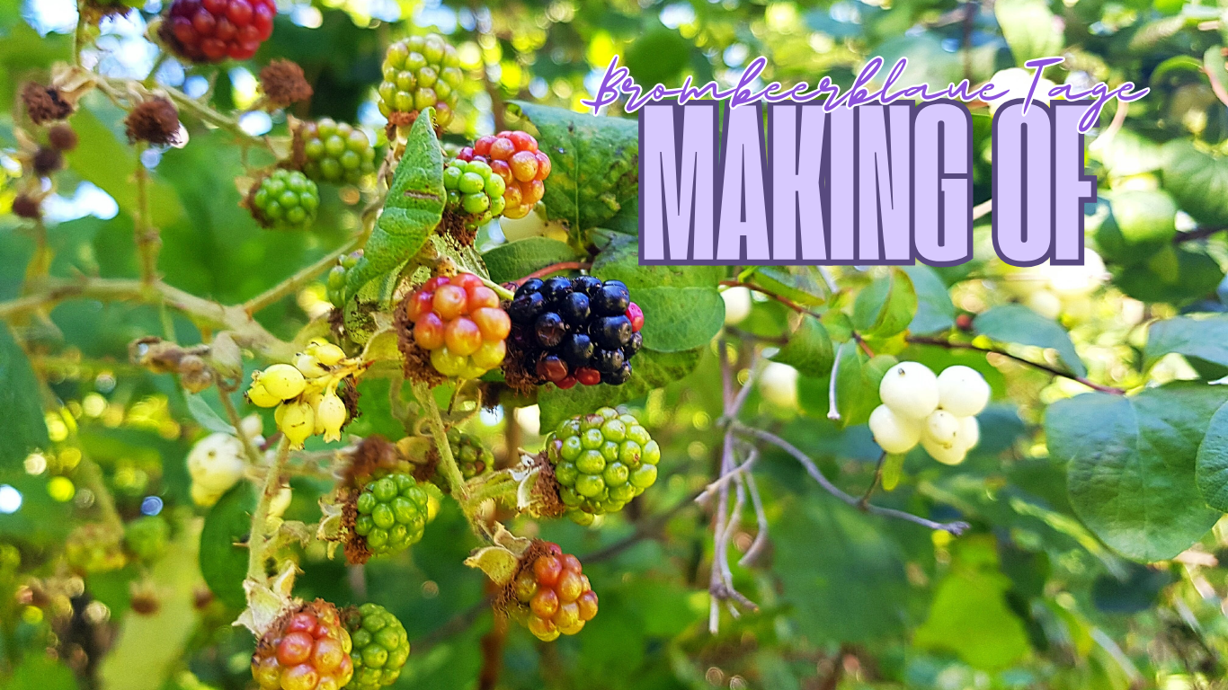 Making of: Brombeerblaue Tage
