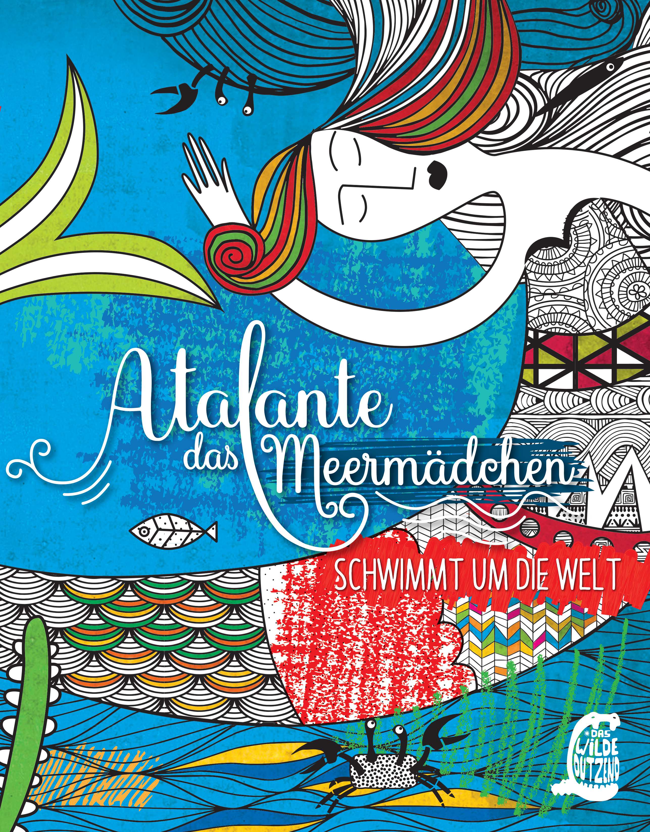 Buchcover von Atalante das Meermädchen schwimmt um die Welt
